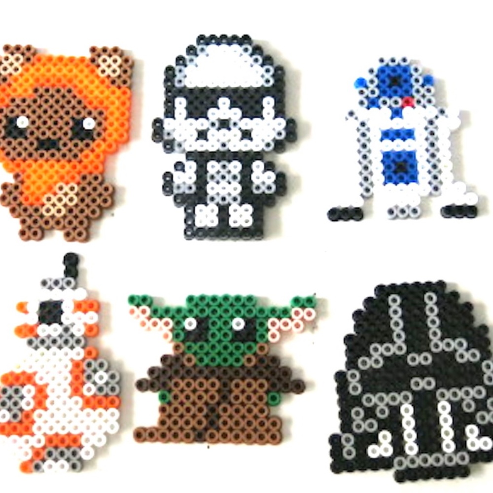 Perler Beads Star Wars Keychain or Magnet